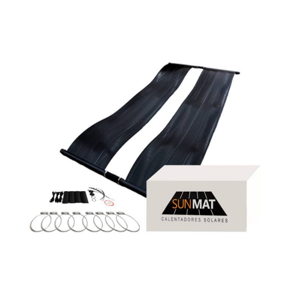 Panel solar sunmat de 3.7m2 (2 secciones de 0.61 m x 3m ) 7,575 Btus/hr