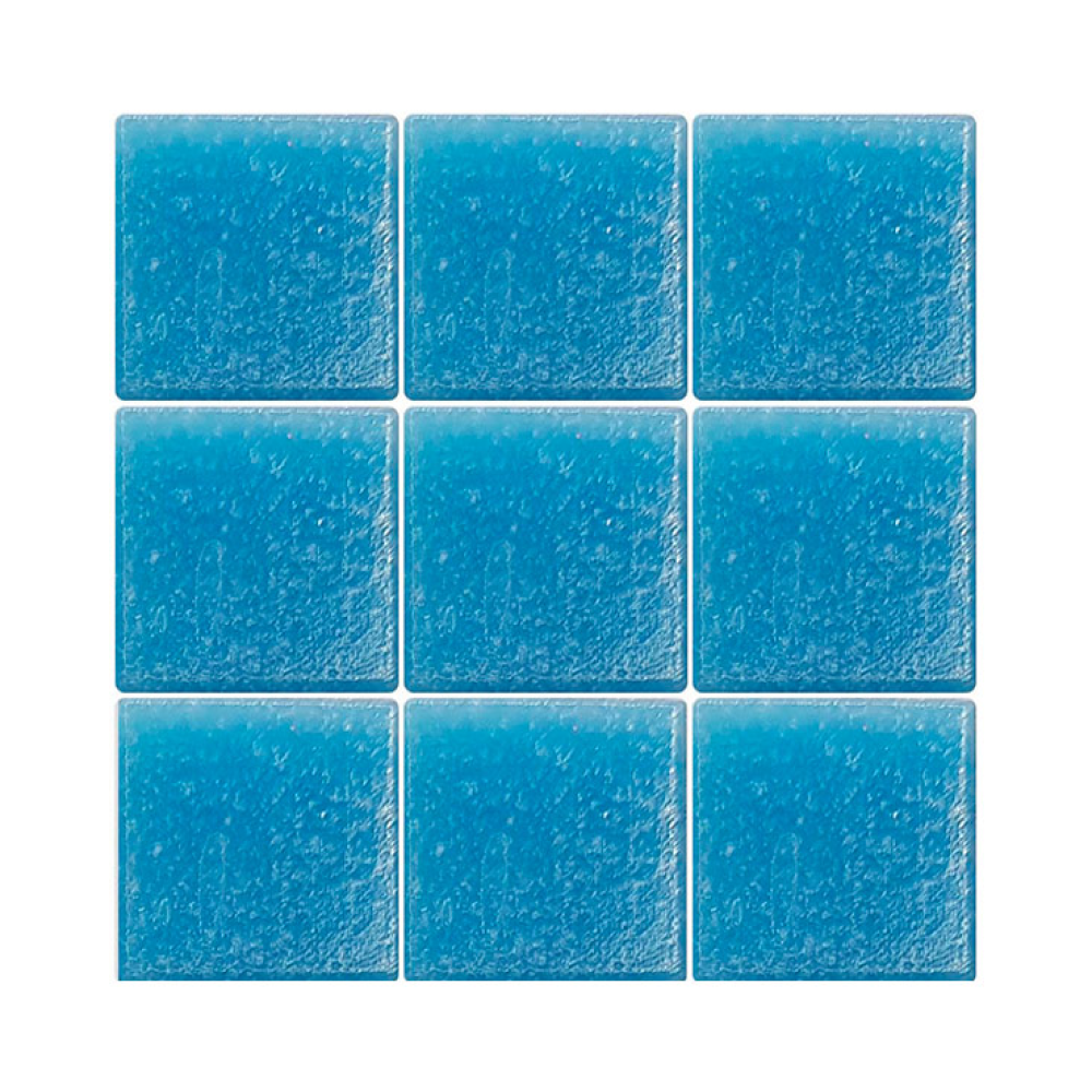 Mosaico Color azul Acapulco “A03” 2×2 cm – Vetro Venezia