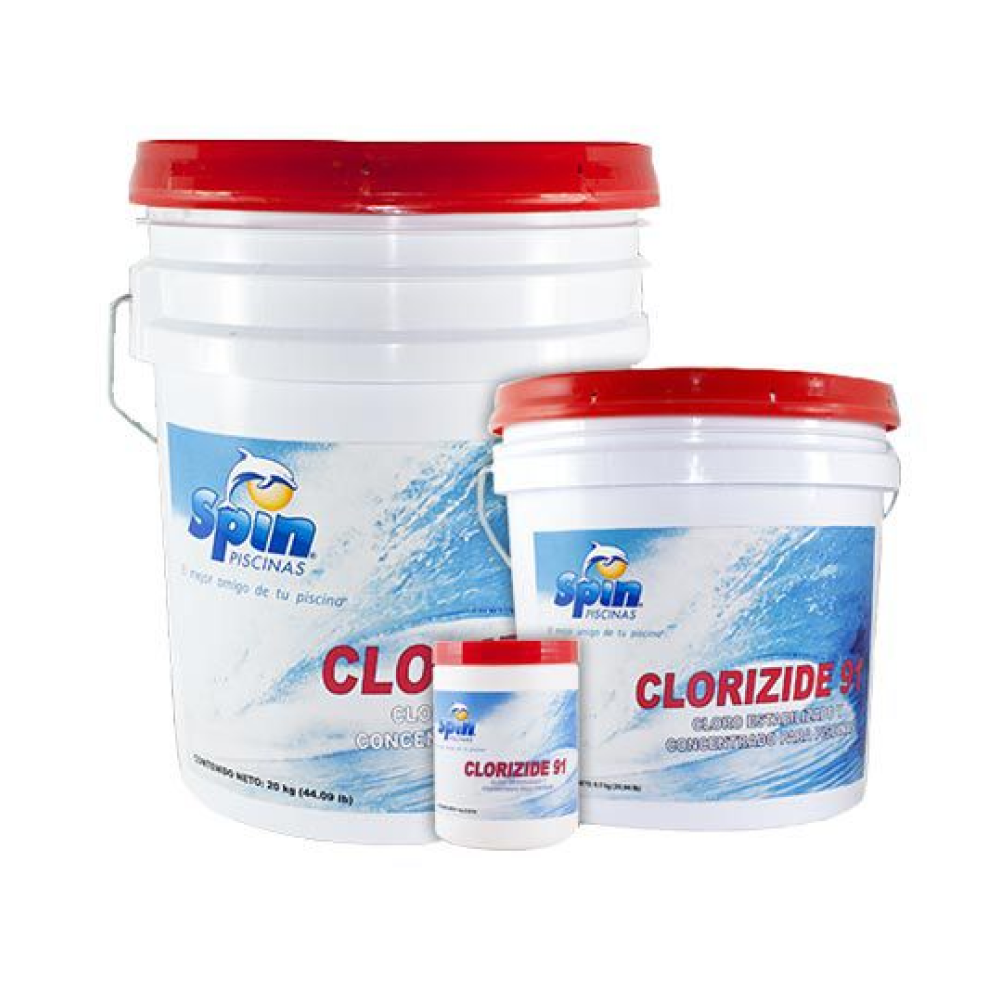 Cloro CLORIZIDE 91 Grano Fino de 1.1Kg a 21Kg